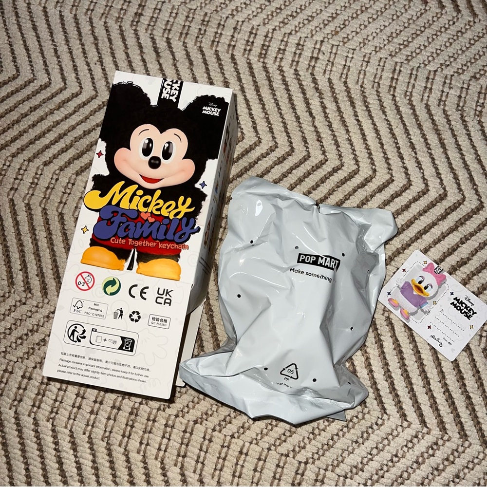 Mickey Family Cute Together Keychain Confirmed Daisy